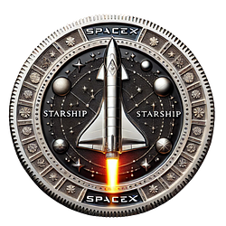 Starship SpaceX Coin logo