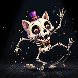 Skull Cat