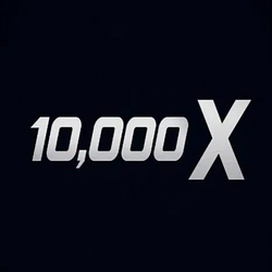 10000X
