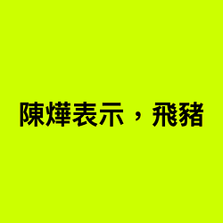 陳燁表示，飛豬 / BNB