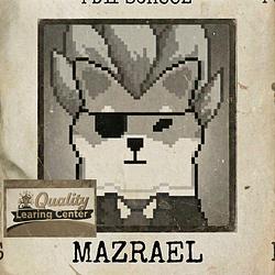 Mazrael Shib's school yearbook photo logo