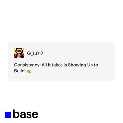 CONSISTENCY;ALL IT TAKES IS SHOW logo