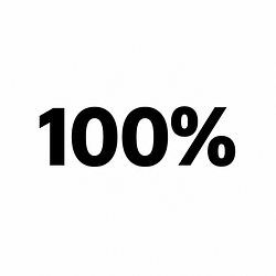 100%
