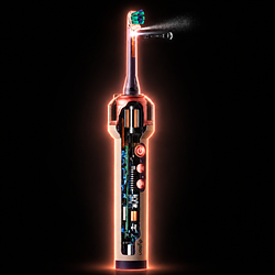 The AI Toothbrush (BRUSH) logo