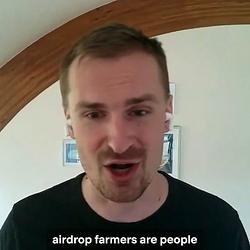 airdrops farmers are people logo