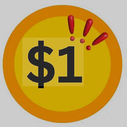$ 1 logo