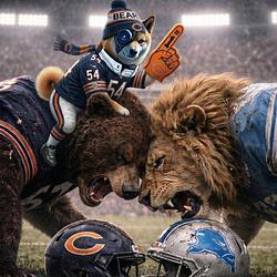 Bears Vs Lions logo