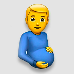 Pregnant Man logo