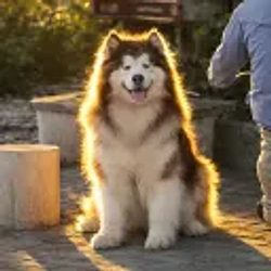 Glowing Dog