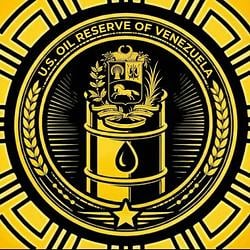 U.S OIL RESERVE OF VENEZUELA logo