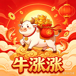 牛涨涨 logo