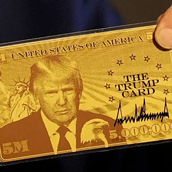 NEW TRUMP GOLD CARD logo