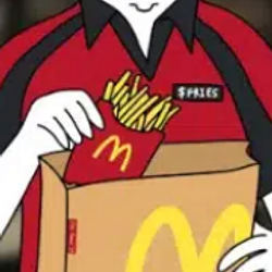 Just put the fries in the bag