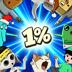 1%
