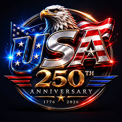 USA 250th Anniversary logo