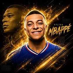 Kylian Mbappé logo