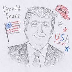 Dunald Trunp logo
