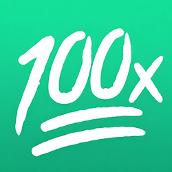100X