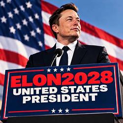 ELON2028 UNITED STATES logo