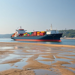 RHINE BARGE⚡ (RHINE) logo