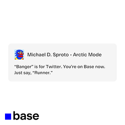 “BANGER”ISFORTWITTER.YOU’REONBAS logo