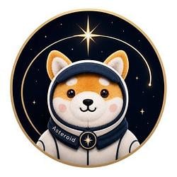 Asteroid The Space Shiba Inu logo