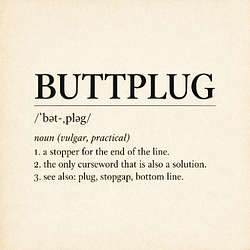 BUTTPLUG