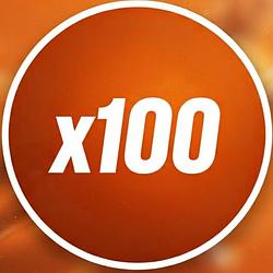 x100