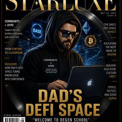 Starluxe: Dad's Defi Space logo