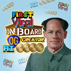 FIRSTviralonboardOGcreatorAI logo