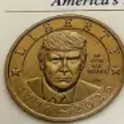 $1 Trump coin logo