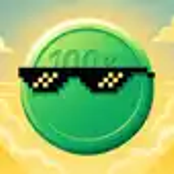100x memecoin logo