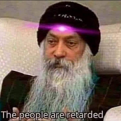 THE PEOPLE ARE RETARDED logo