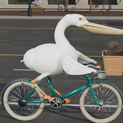 A Pelican's Morning